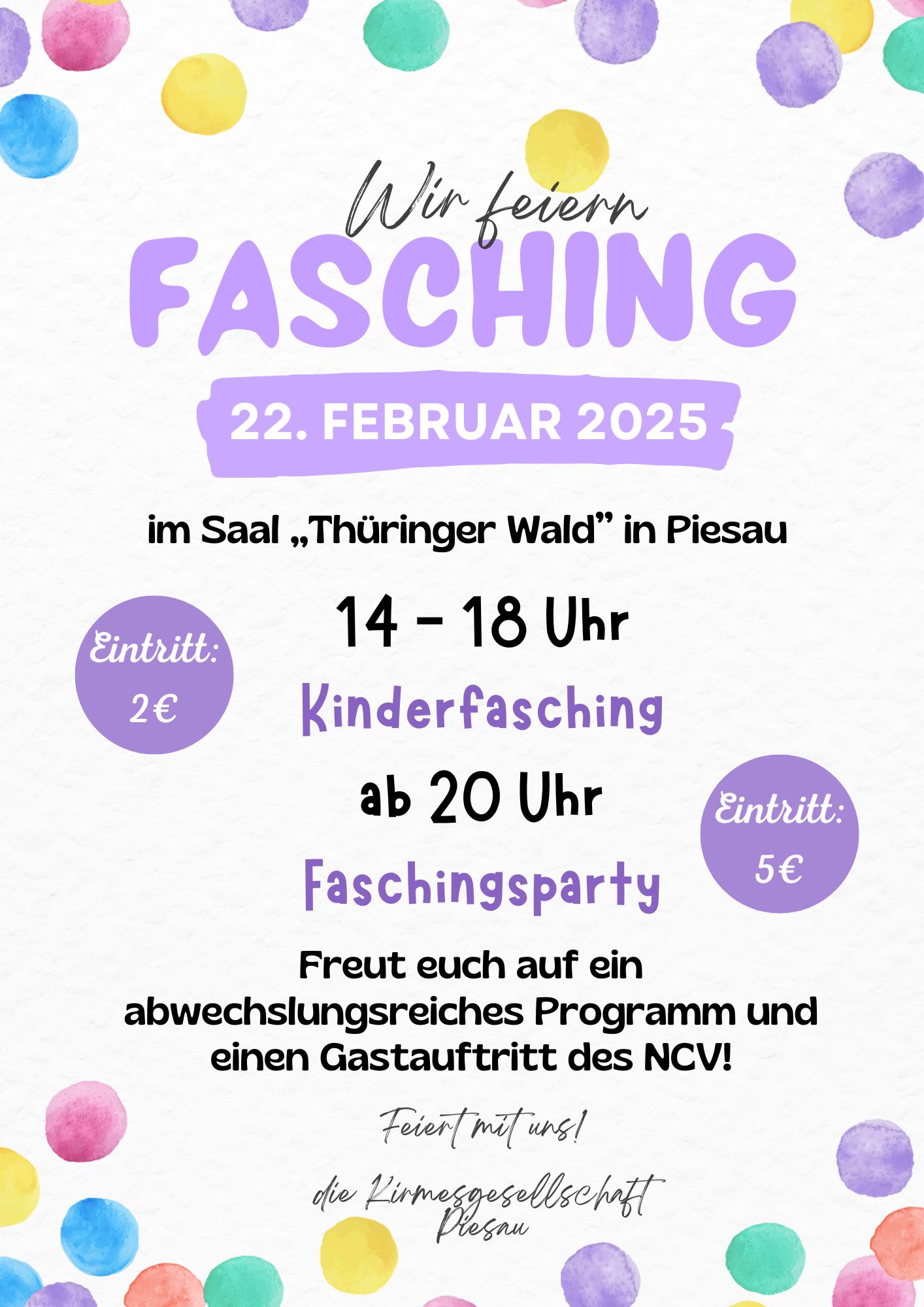 Fasching 2025